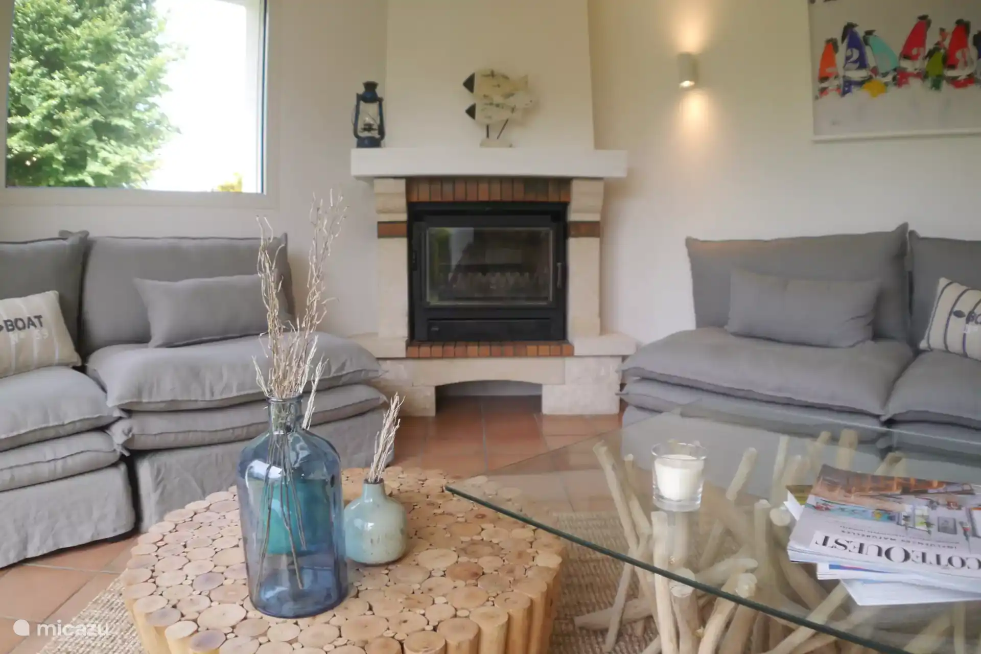 Chimenea para veladas acogedoras