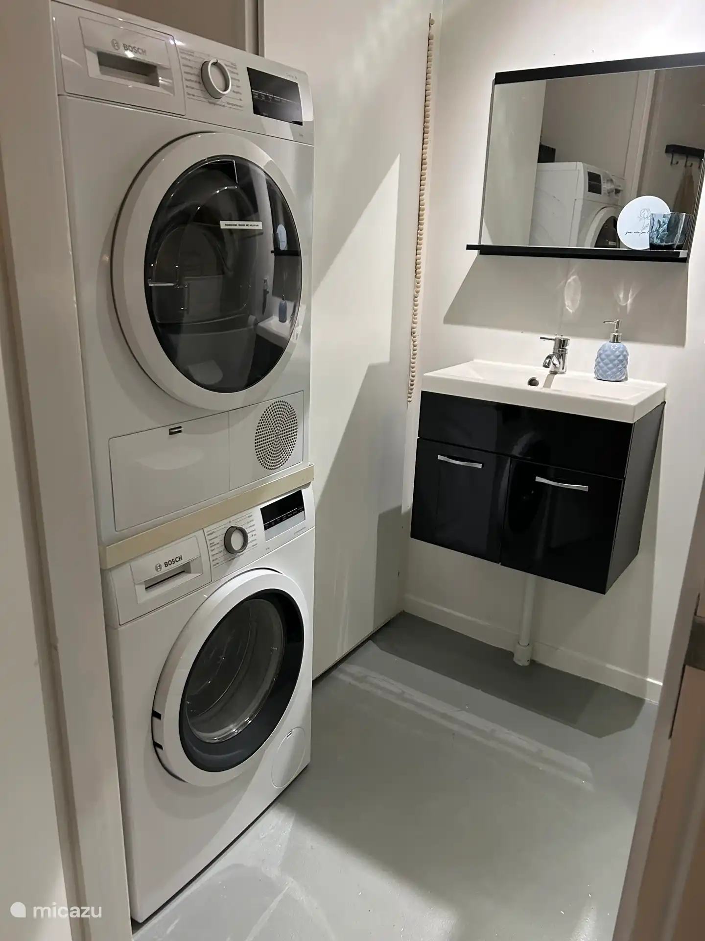 Waschmaschine und Trockner