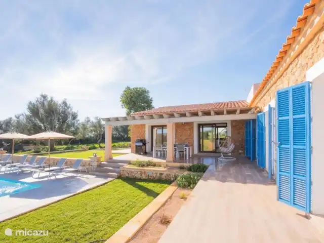 Villa Vista en España, Mallorca, Felanitx - villa terraza y porche