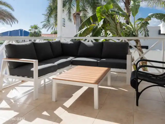 Villa tropicale de luxe + piscine Vista Royal | Curaçao, Banda Ariba (est), Vista Royal - villa Porche d’angle du salon