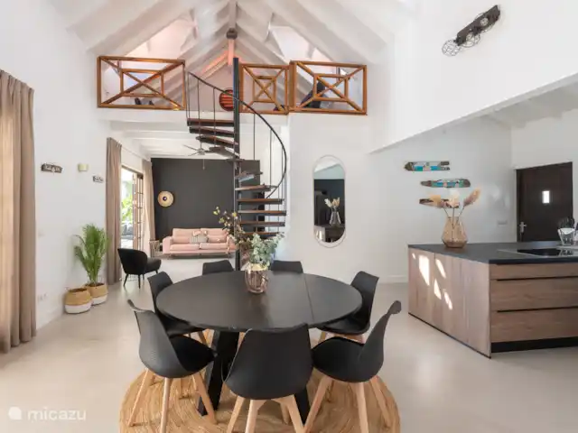Villa tropicale de luxe + piscine Vista Royal | Curaçao, Banda Ariba (est), Vista Royal - villa Salon et cuisine