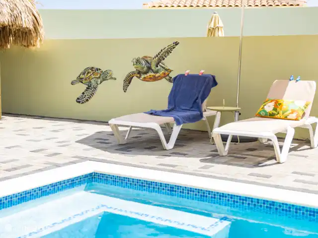 Casa Bon Bida huren in Curaçao, Banda Ariba (oost), Mambo Beach - villa Tuin met zwembad