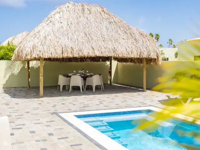 Casa Bon Bida huren in Curaçao, Banda Ariba (oost), Mambo Beach - villa Palapa/tuin/zwembad