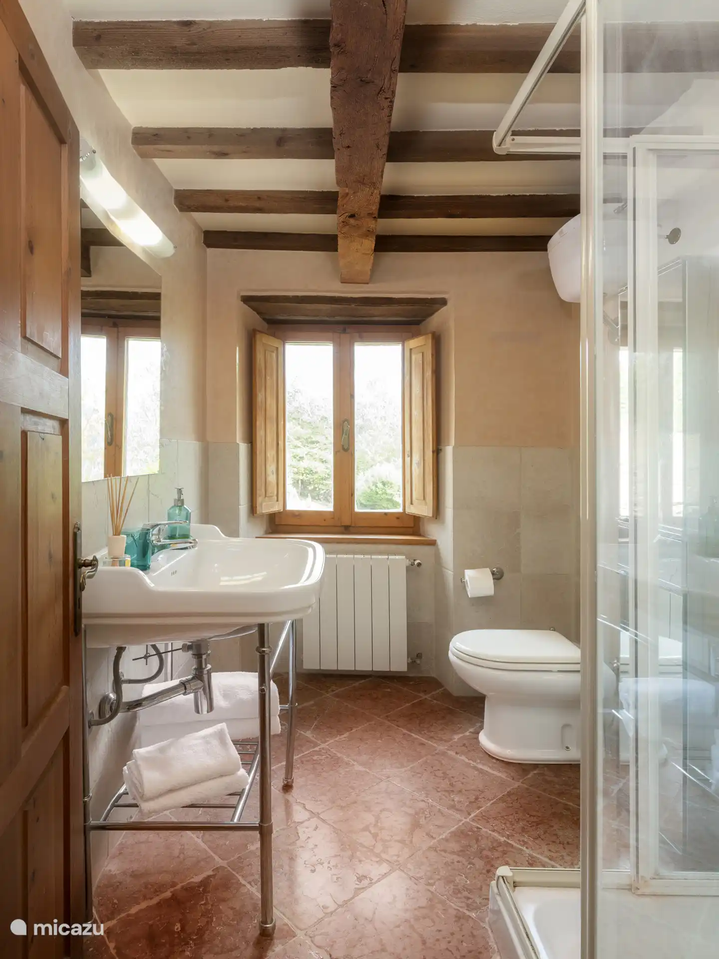 The bathroom on the first floor.
