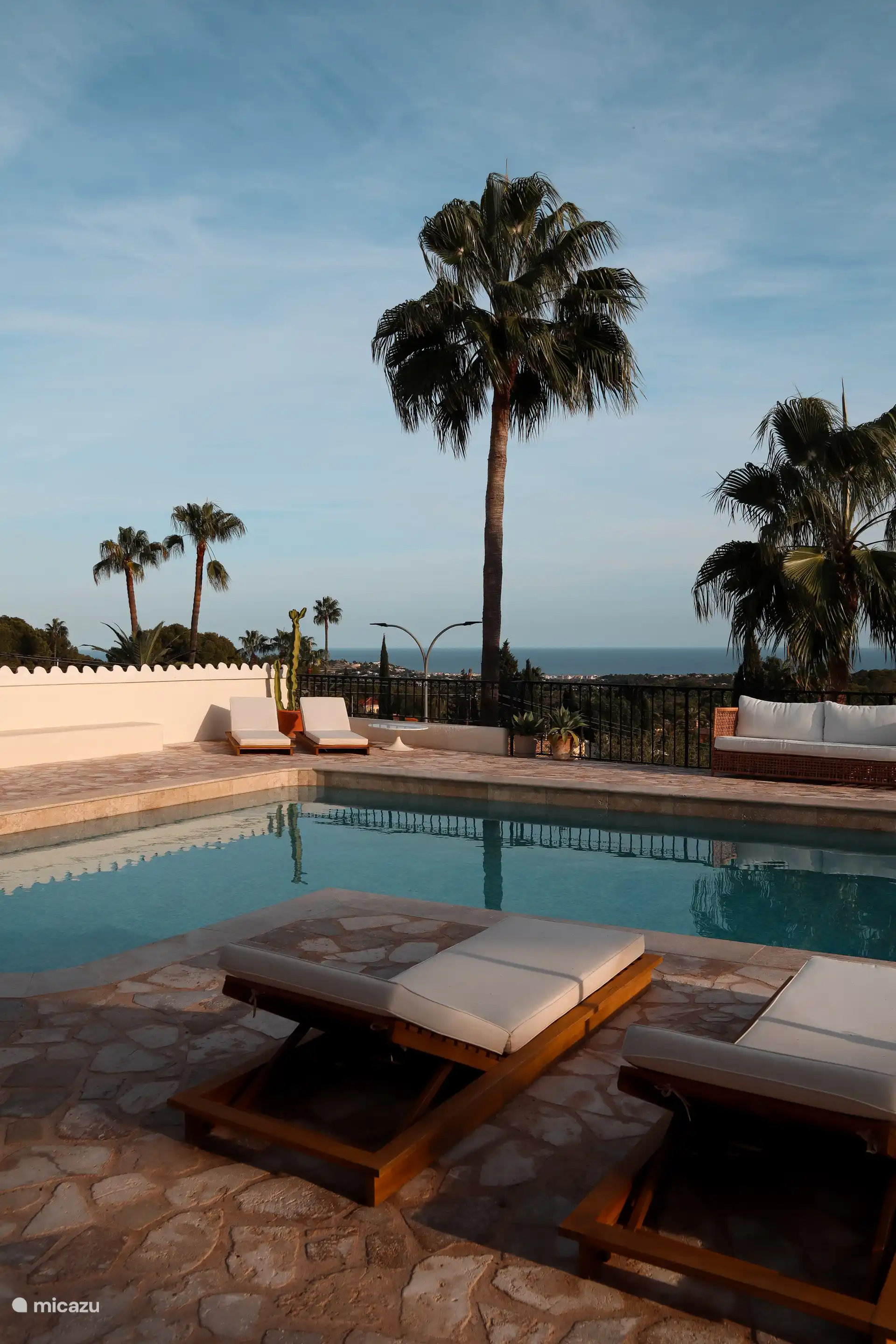 view from the pool/terrace