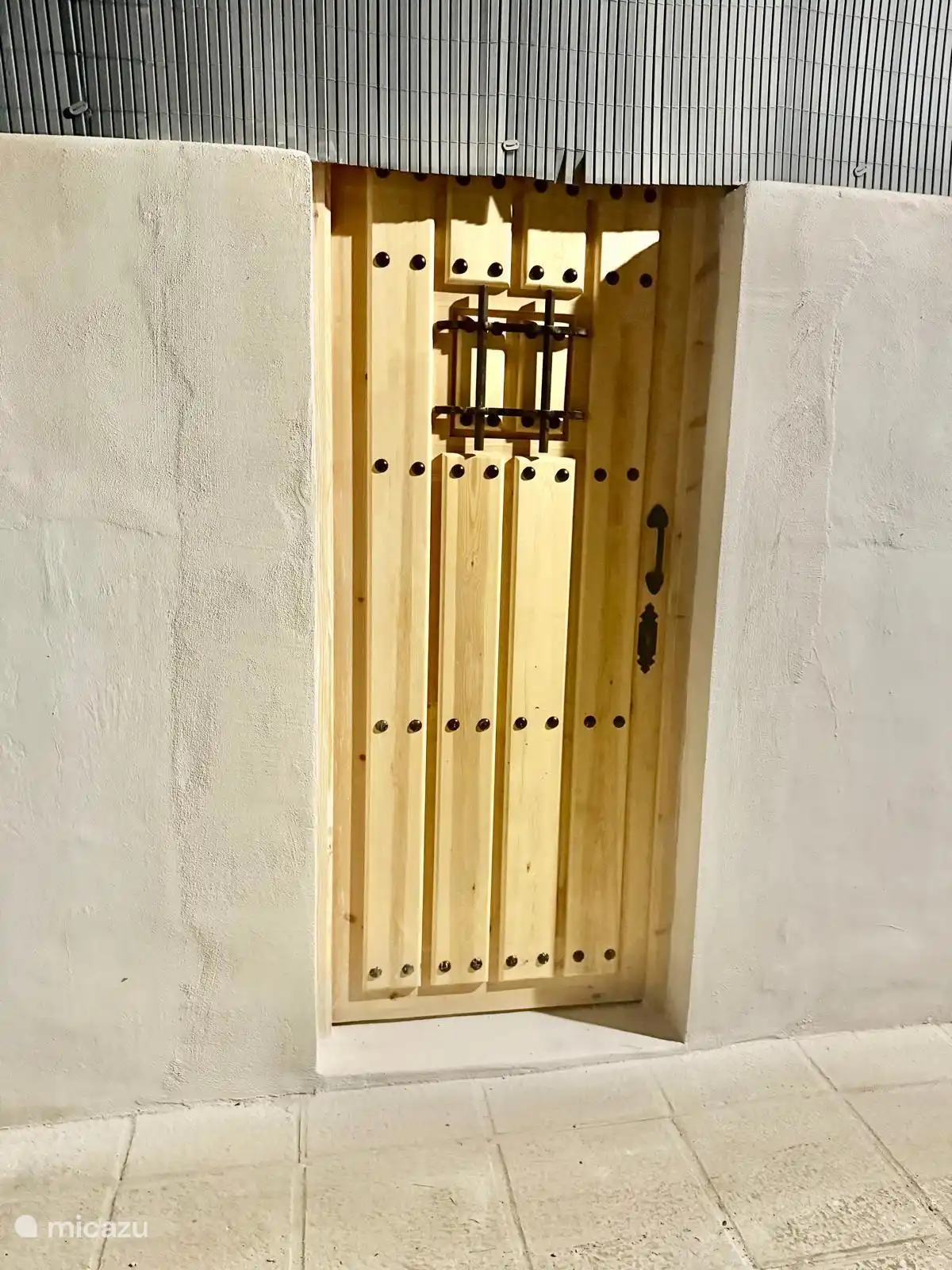 Porte en bois d’Ibiza.