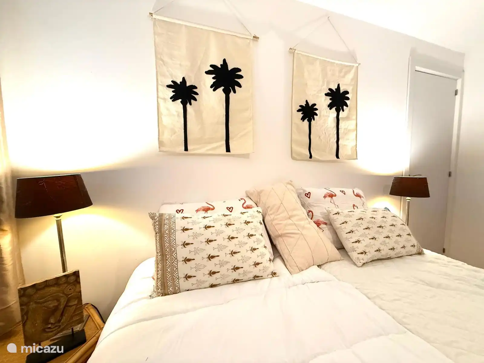 Deuxième chambre avec 2 lits simples de 90 * 200 cm avec des matelas neufs.