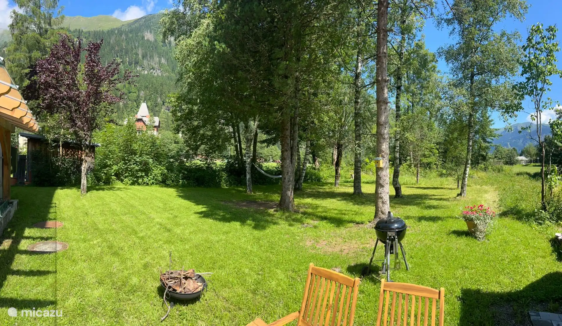 Tuin achter het huis