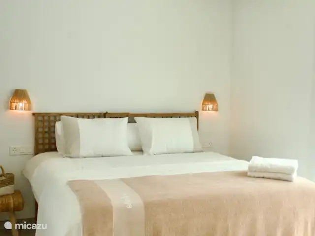 Villa Tranquilla - NEW IN JAVEA! in Spain, Costa Blanca, Jávea - villa In bedroom 2 also a bed of 180x200. The beige towels are to put your suitcase on when you unpack everything. This keeps the duvet fresh.
