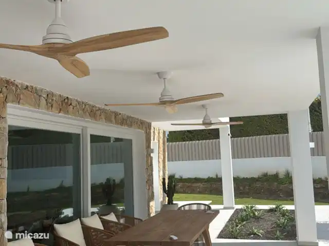 Villa Tranquilla - NEW IN JAVEA! in Spain, Costa Blanca, Jávea - villa In the meantime also a photo of the three fans. Wonderful when they are softly on...