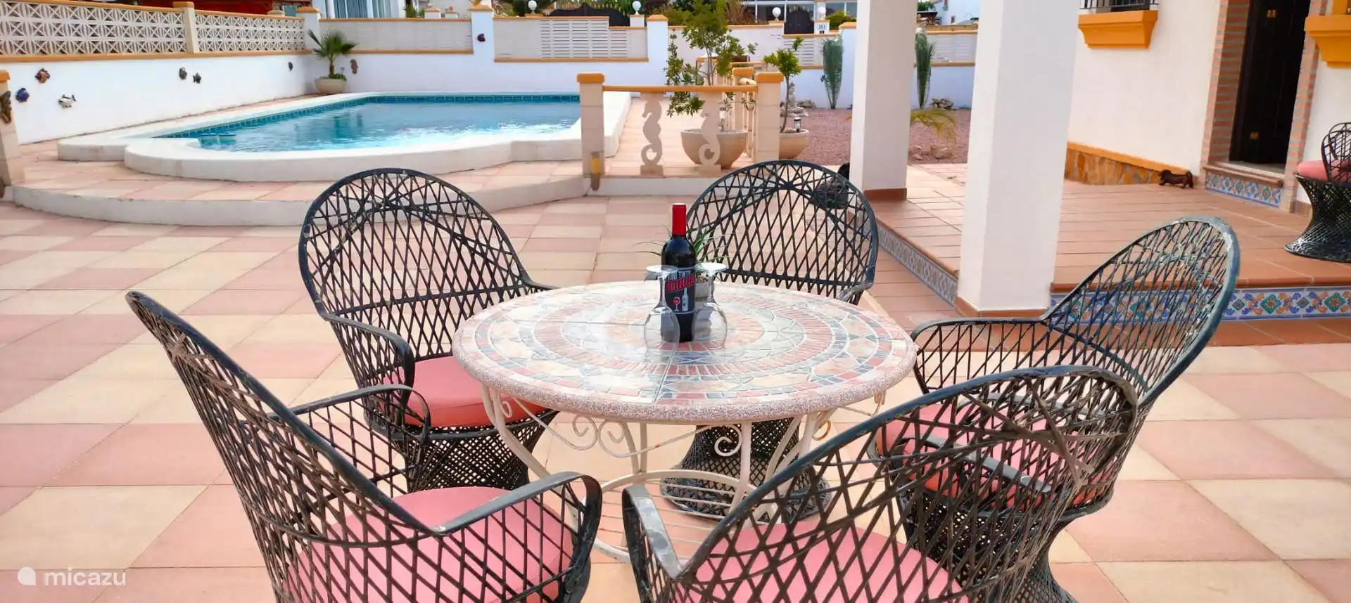 Bel endroit sur la terrasse. 