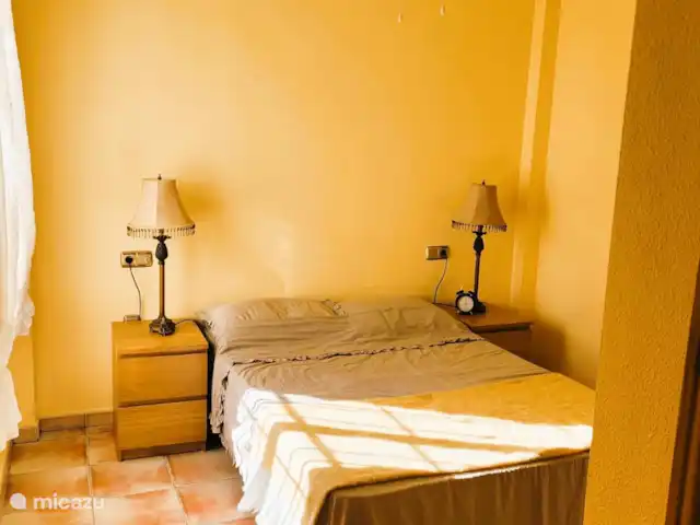 Location de Vacances Espagne, Costa Blanca, Hondón de las Nieves, maison de vacances - La Joya de Hondon La chambre avec le lit double.