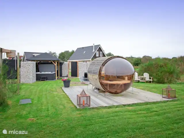 Location de Vacances Pays-Bas, Texel, Den Burgh, maison de vacances - Wulpenweid 12 De Meeuw Jardin de bien-être Wulpenweid