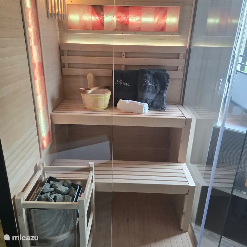 Deluxe appartement+privé sauna