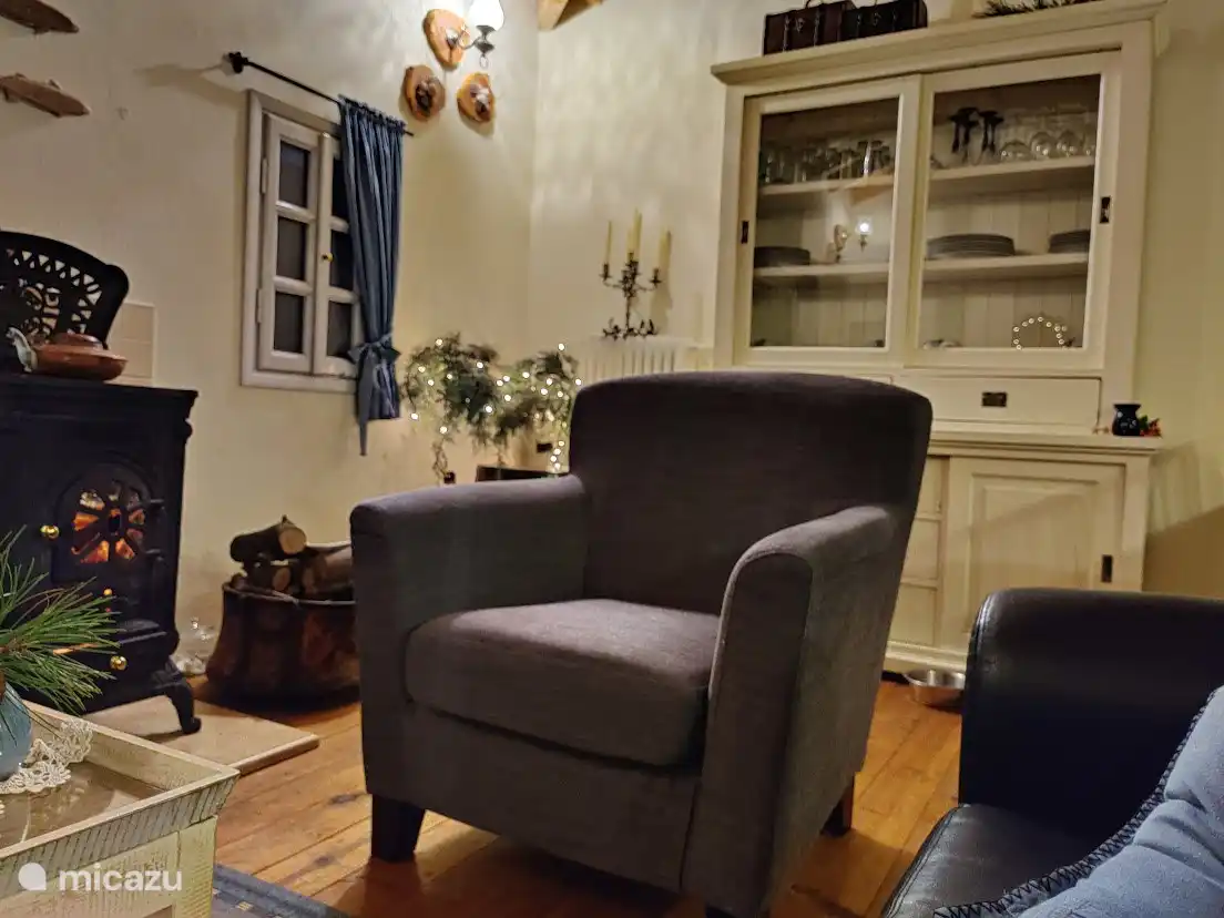 Ook in de winter...lekker aan de kachel zitten