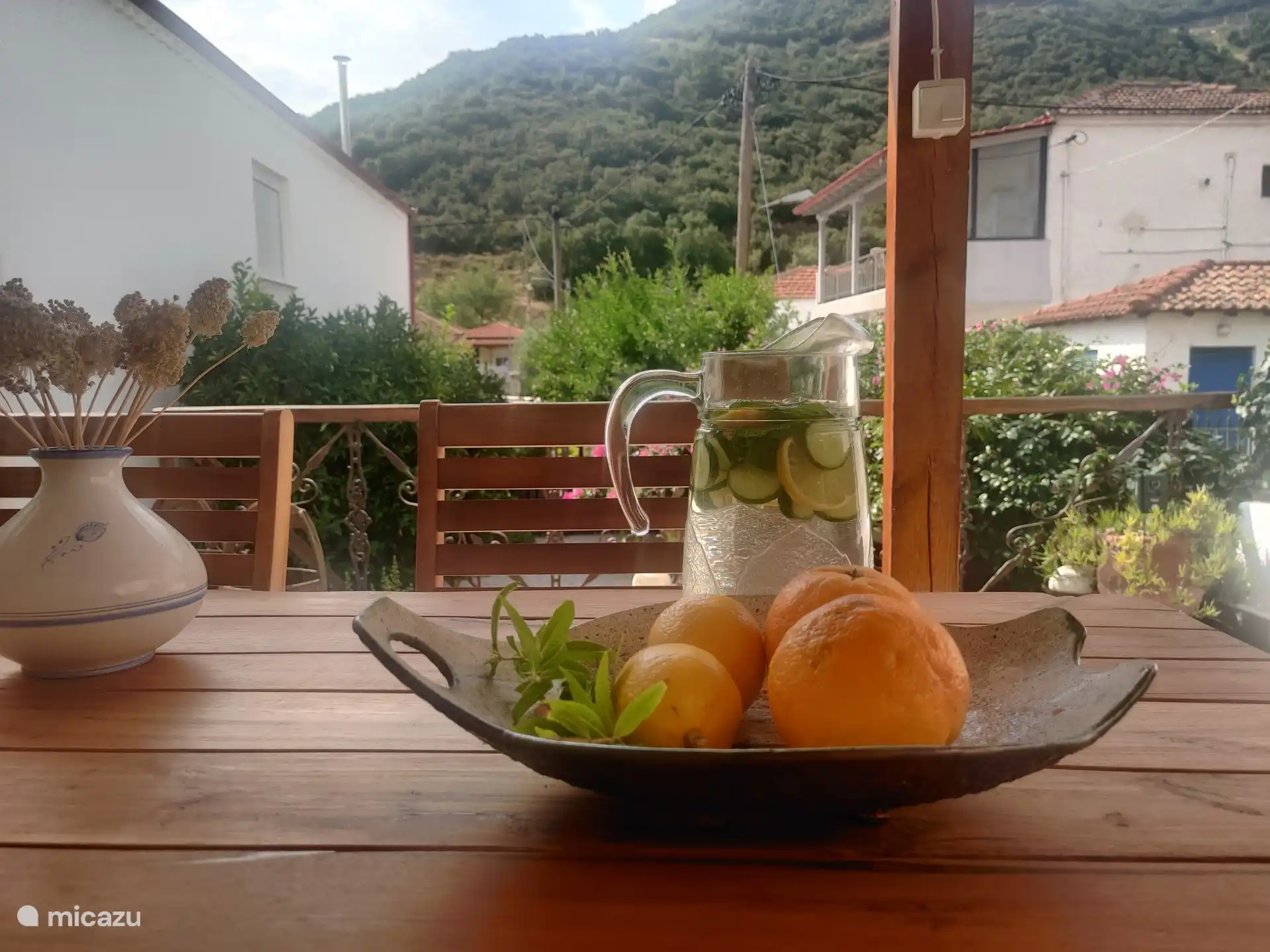 Terras op de zuidkant