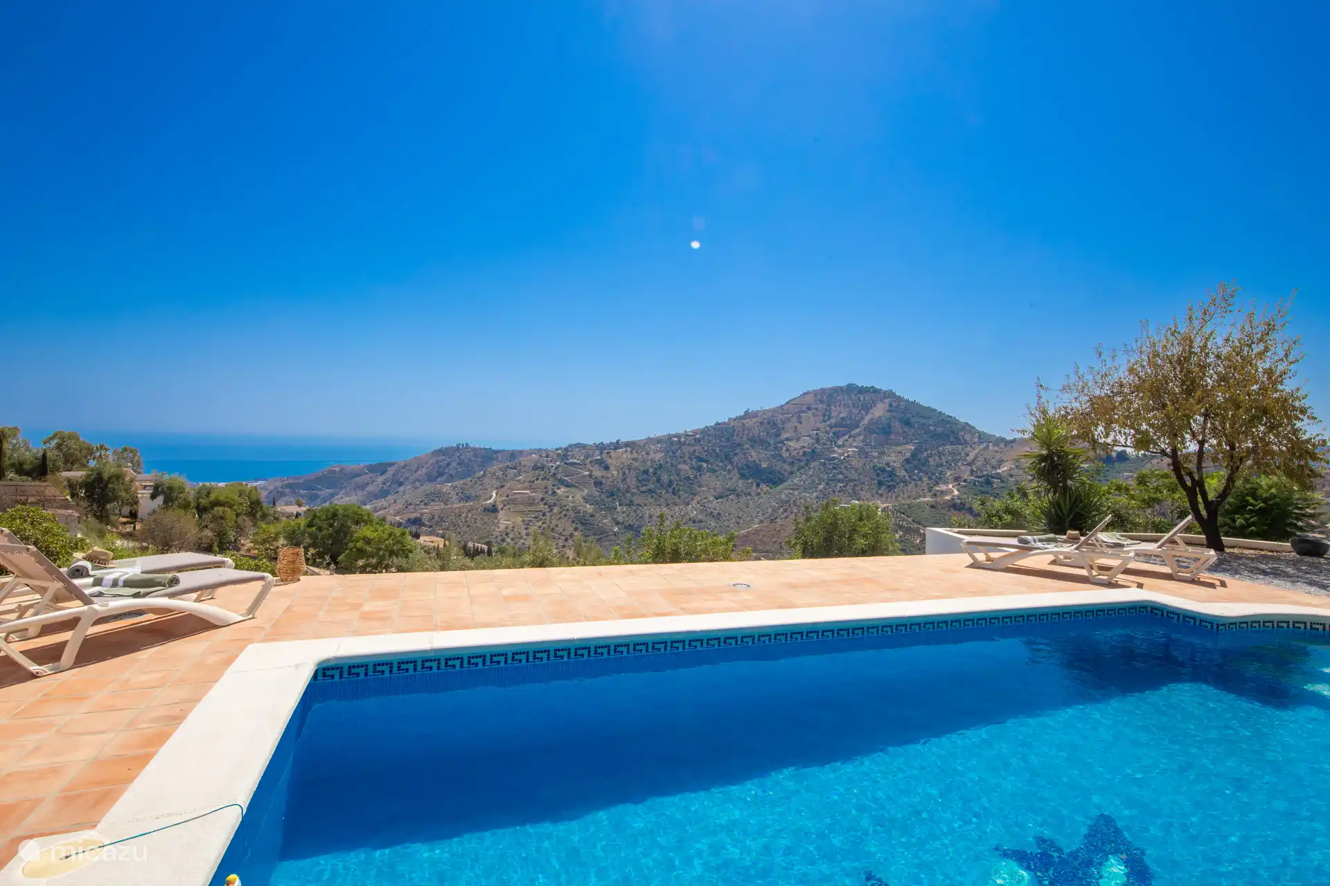 Meerblick von der Terrasse.