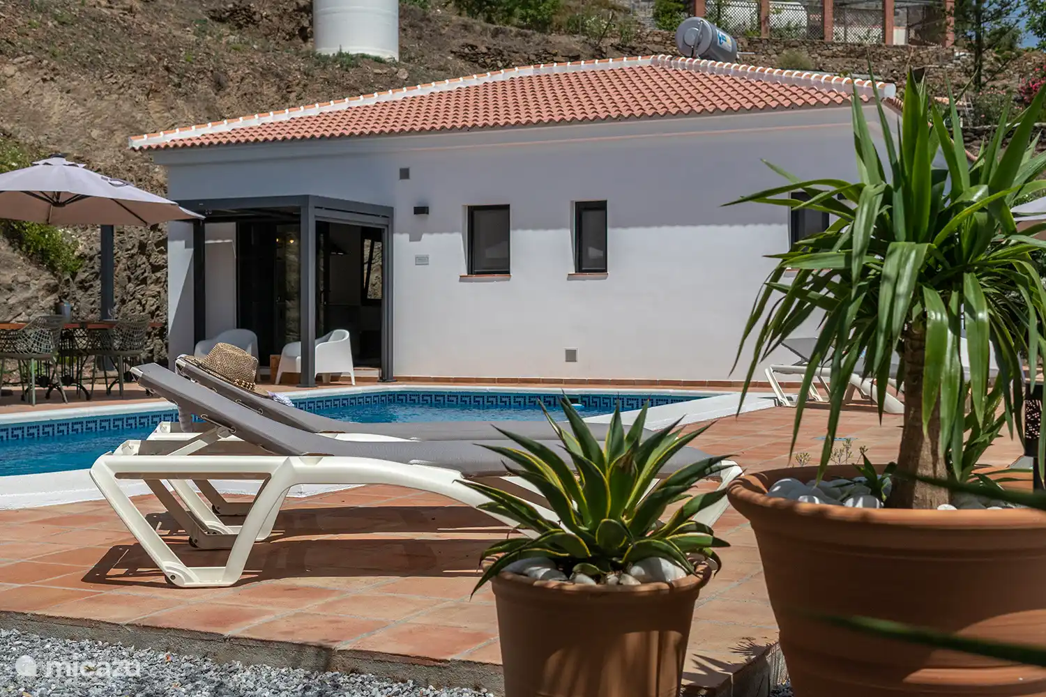 Casa Abajo mit privatem Pool.