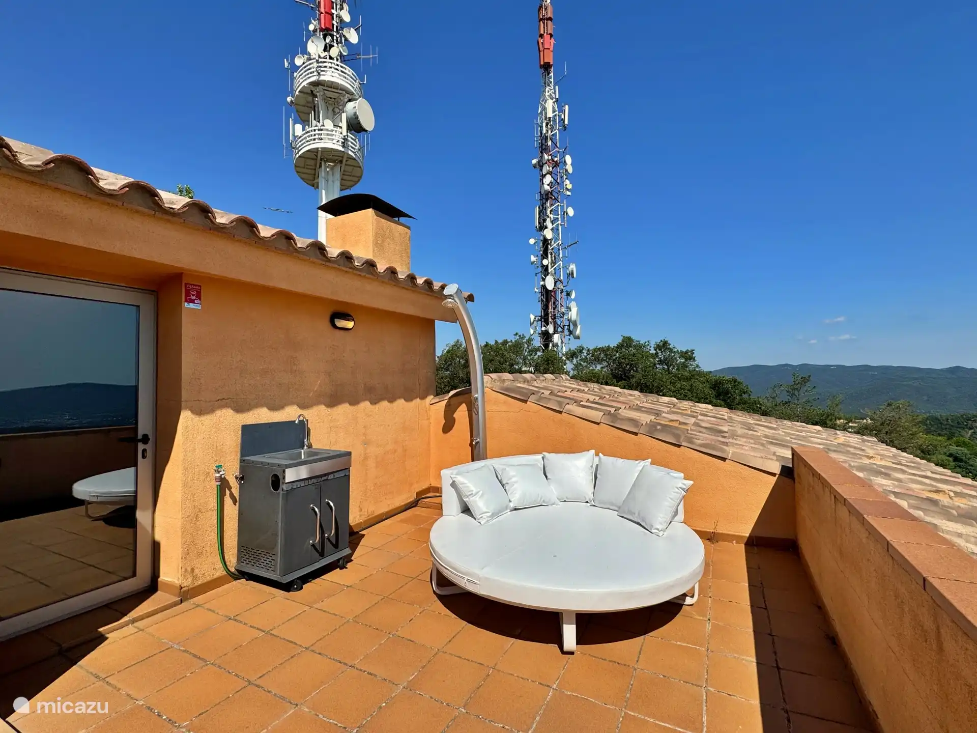 Terrasse im Obergeschoss