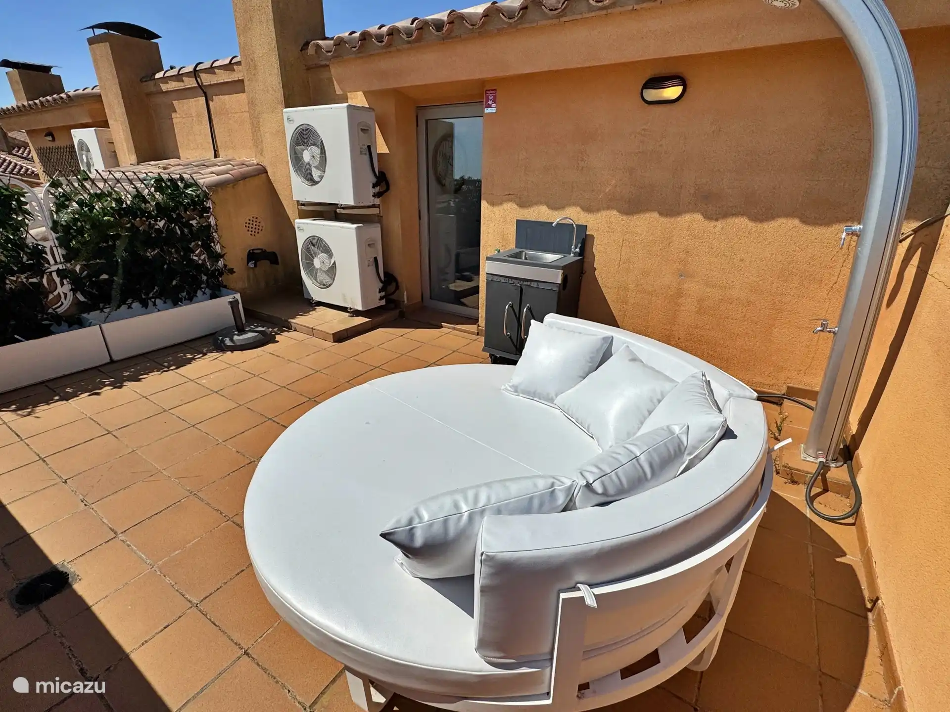 Terrasse im Obergeschoss