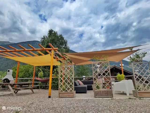 Location de Vacances Italie, Trente, Dimaro, appartement - Villa Meledrio terra Aire de pique-BBQ