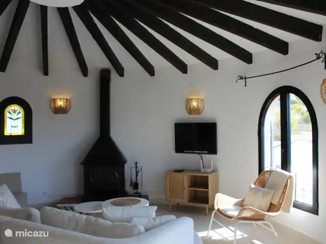 Villa Benissa Blanca | Espagne, Costa Blanca, Benissa - villa Un salon attrayant où vous pourrez profiter d’un séjour merveilleux.