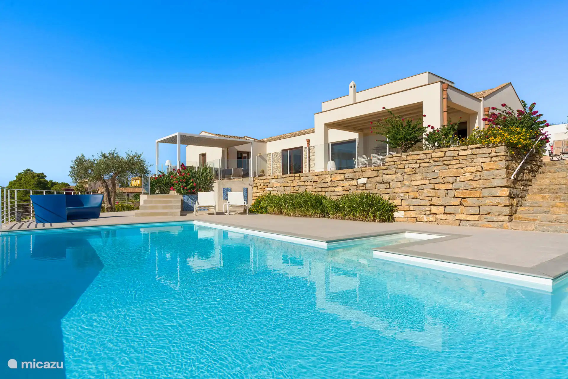 Cyclisme, Italie, Sicile, Trapani, villa Villa Melone