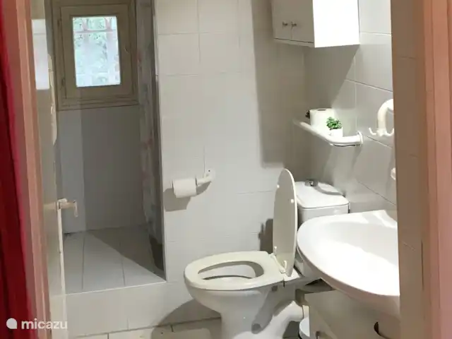 Location de Vacances France, Vaucluse, Bédoin, villa - Villa Sol Toilettes et douche à l’étage supérieur avec accès direct depuis la chambre