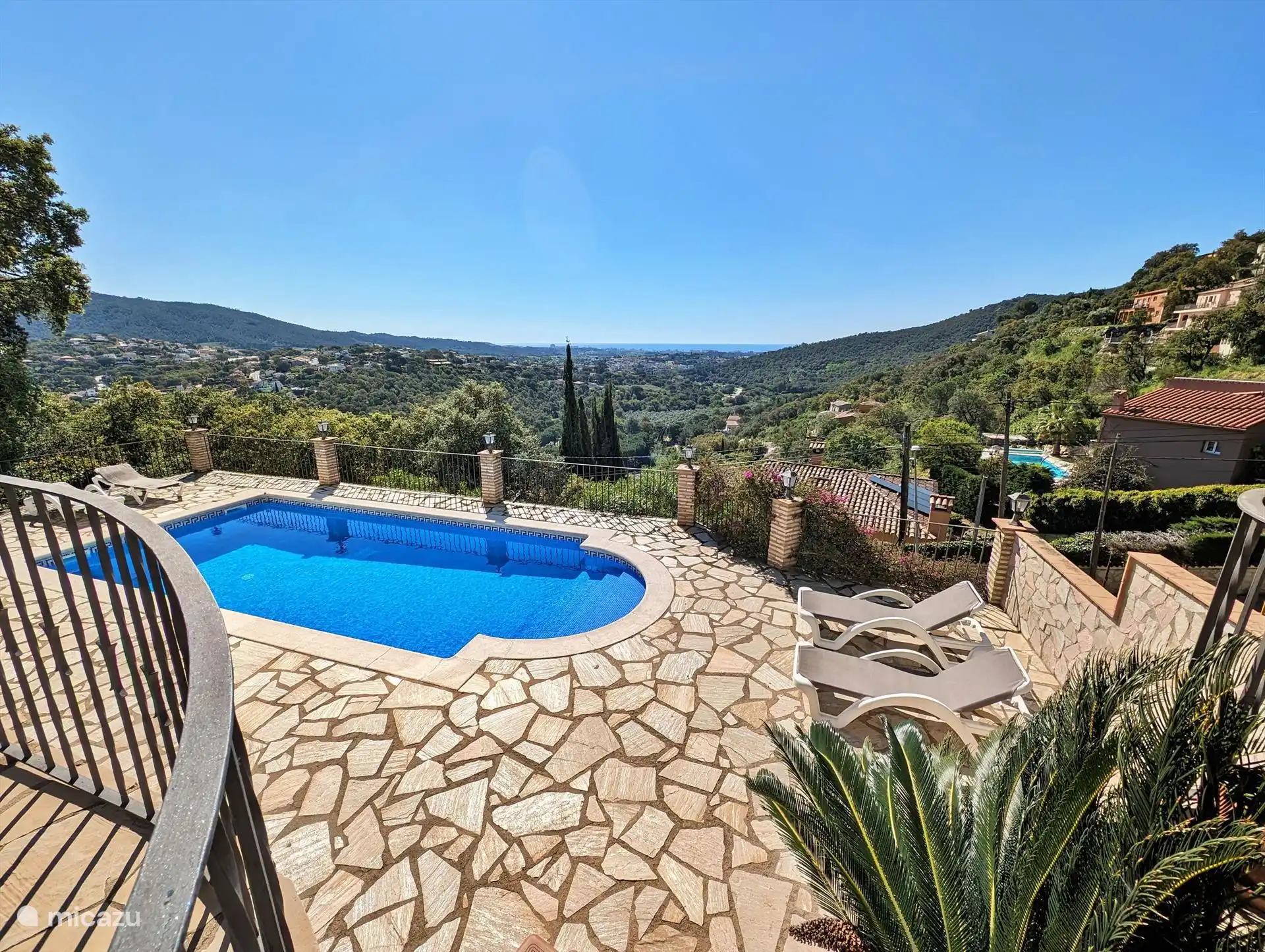 Swimming pool and views