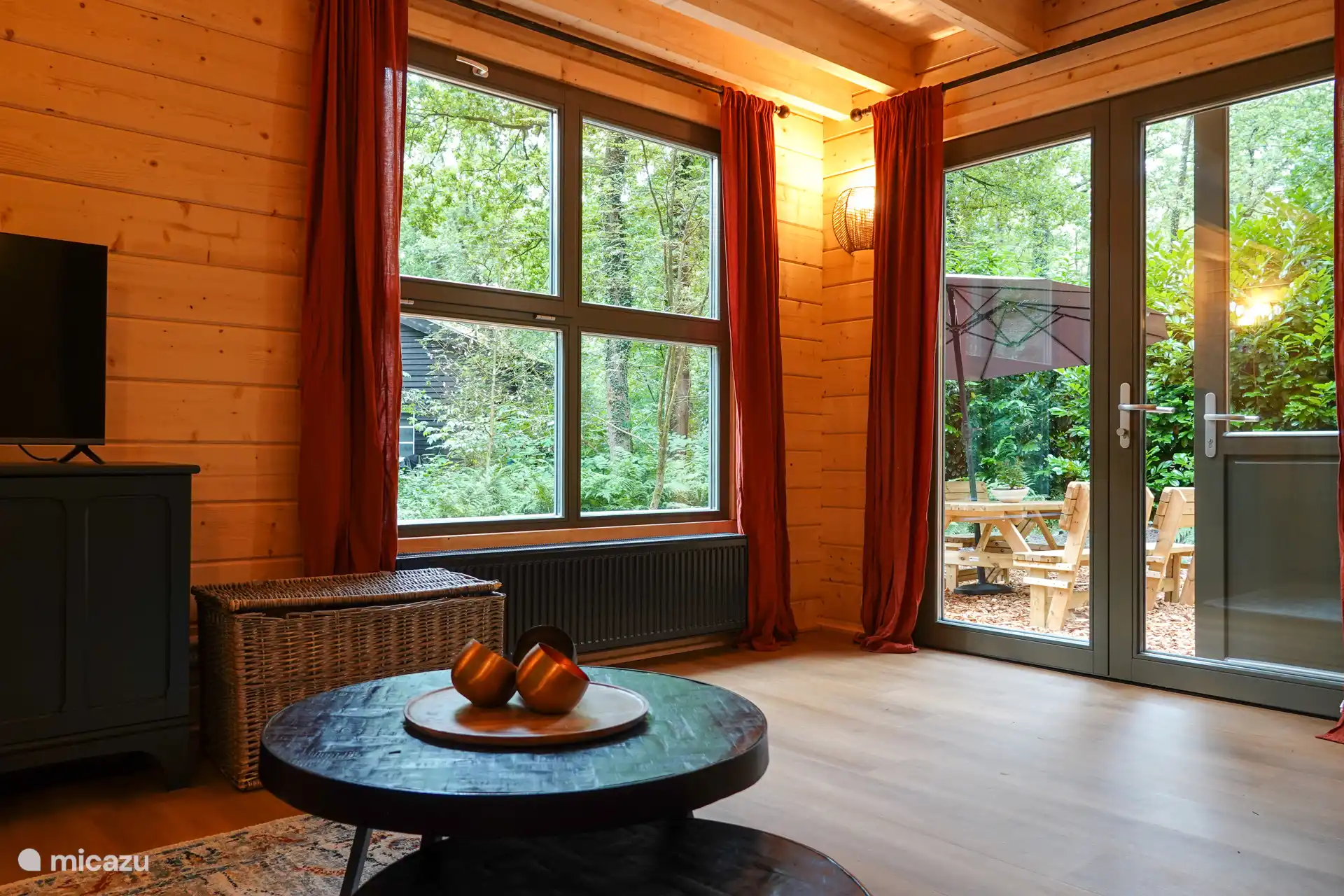 Wohnzimmer und Aussicht