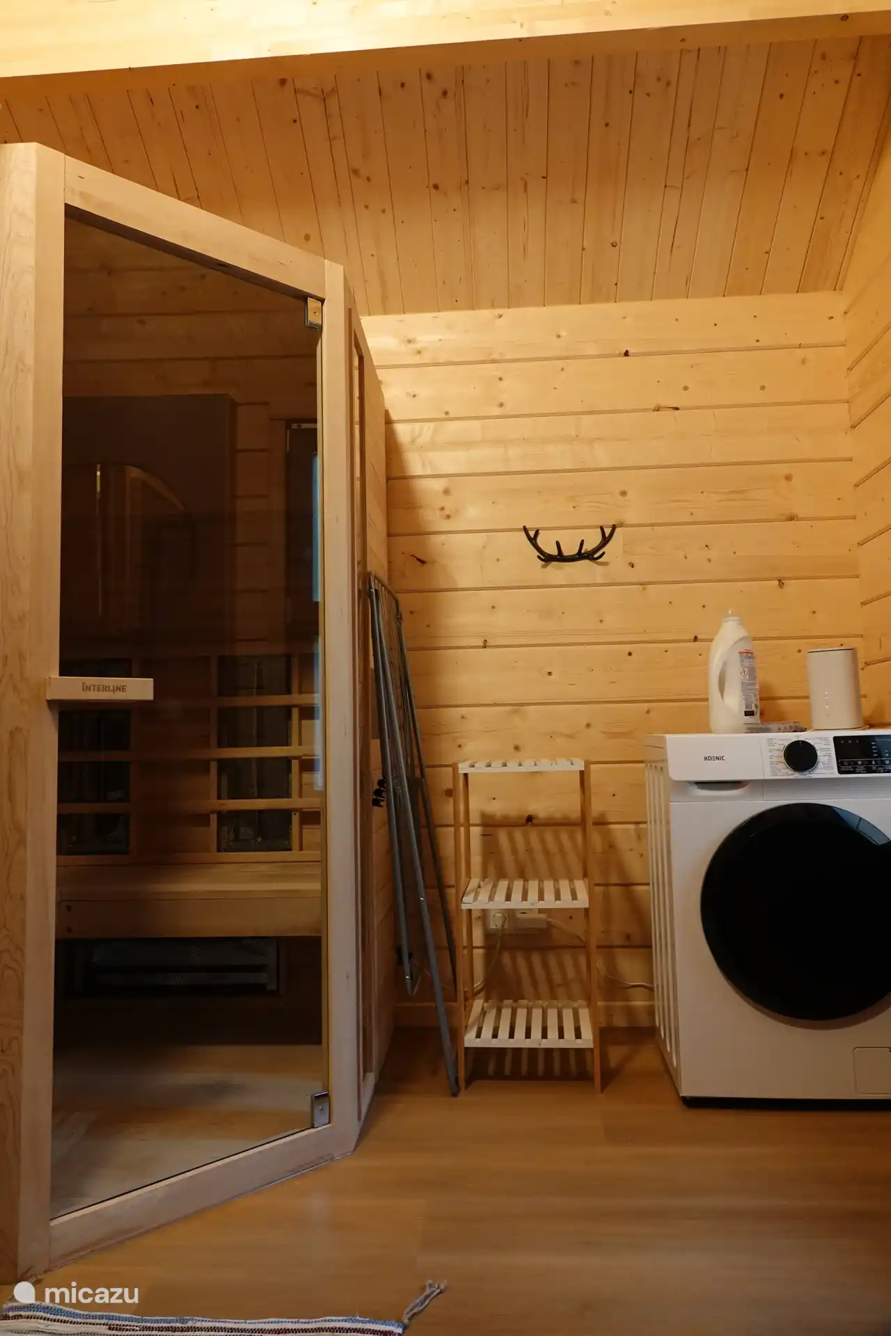 Sauna und Waschmaschine