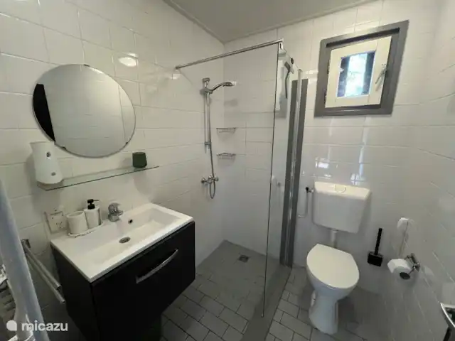 Vosseven 35, Barge à queue noire | Pays-Bas, Limbourg, Stramproy - bungalow Salle de bain entièrement équipée