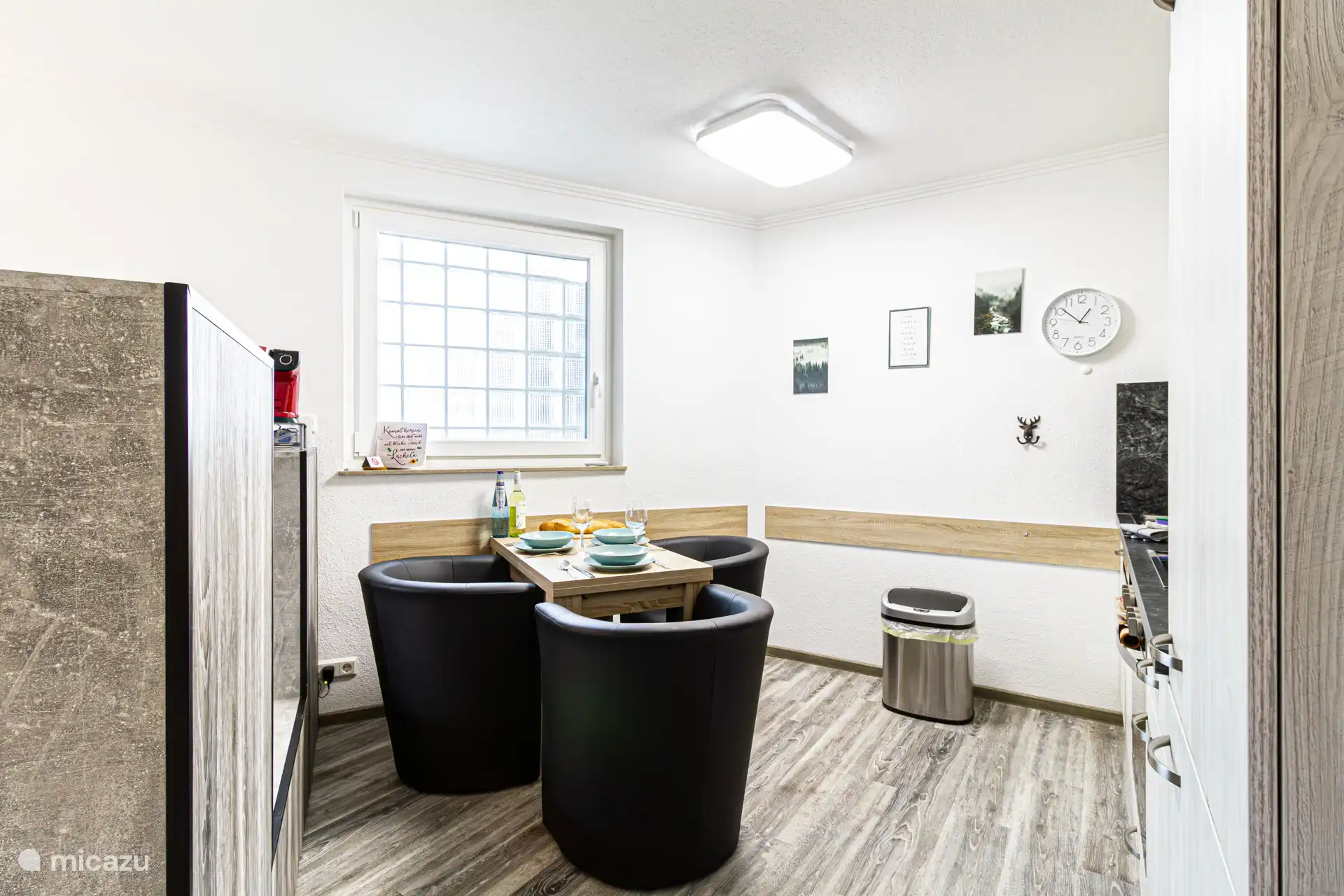 Kitchen and dining area