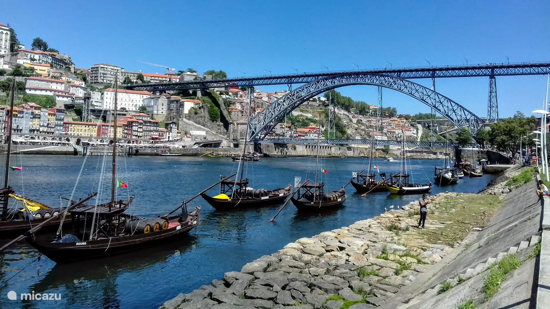 Pont Luis mit dem Fluss Douro.
