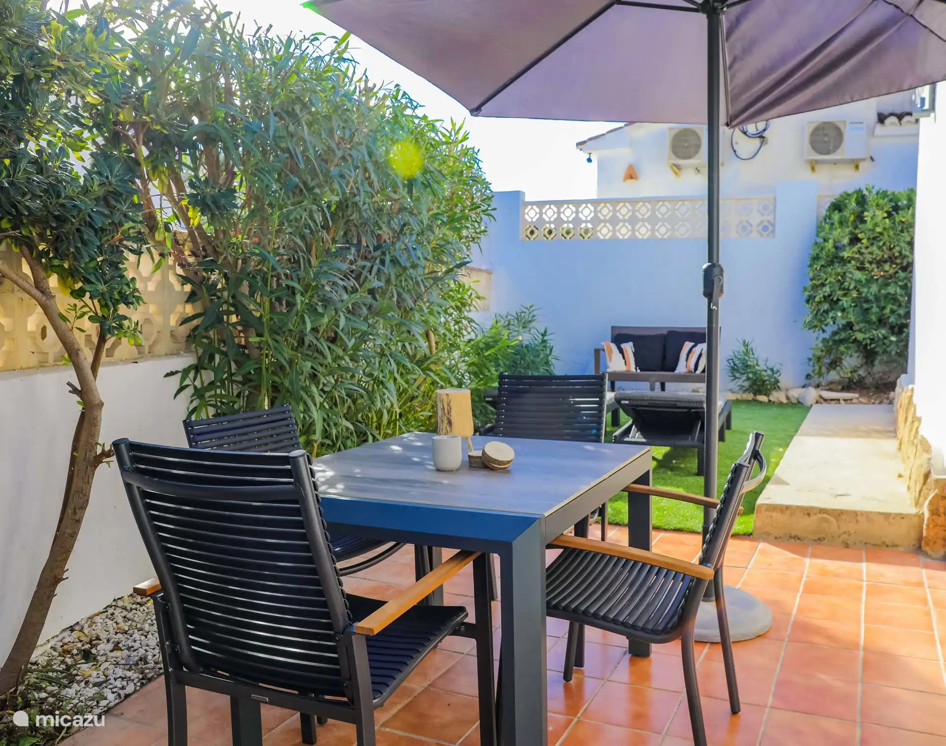 Gezelligheid ook in de achtertuin