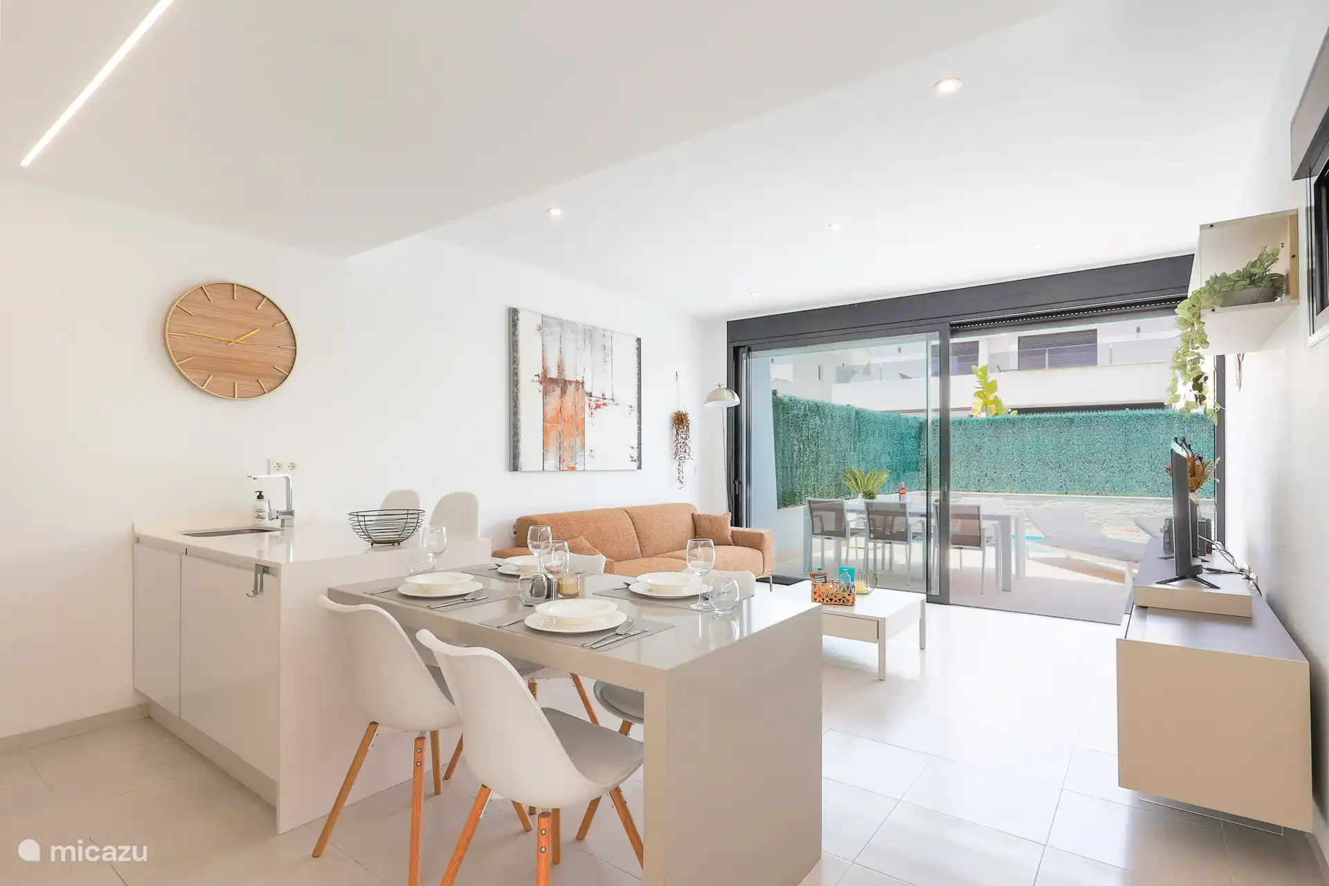 sala de estar con comedor