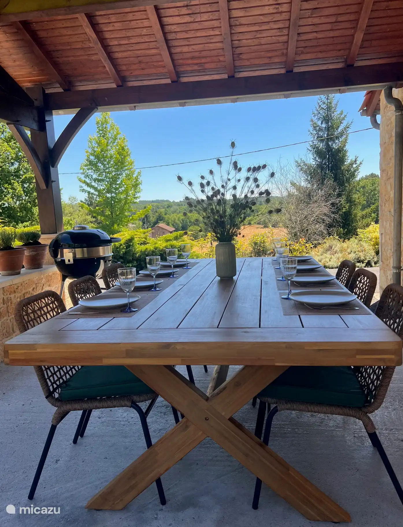 Überdachte Terrasse