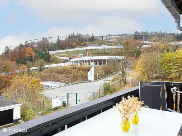 Location de Vacances Allemagne, Sauerland, Winterberg, appartement - Appartement Montagne Magie Sauna Biker Park Ski Vue depuis le balcon