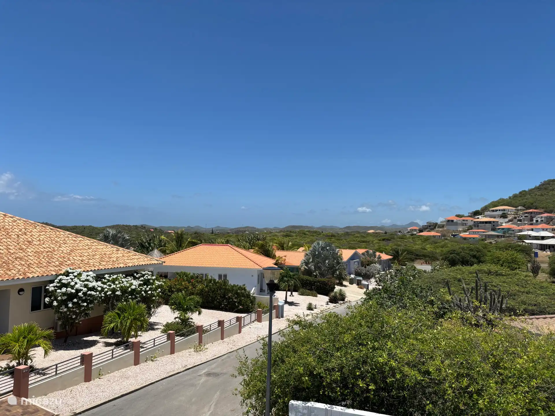 La impresionante vista desde la villa 