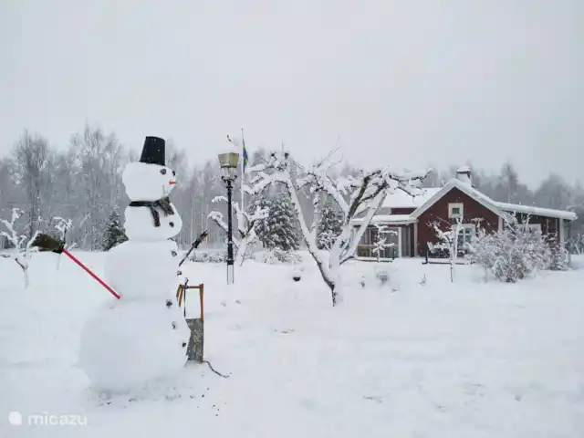 Maison rouge Västertorp | Suède, Örebro, Lindesberg - bungalow hiver