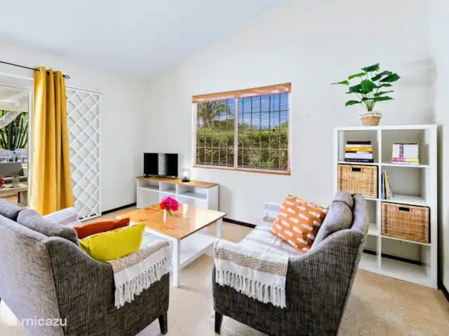 Villa Montana huren in Curaçao, Banda Abou (west), Grote Berg - villa Woonkamer, smart TV