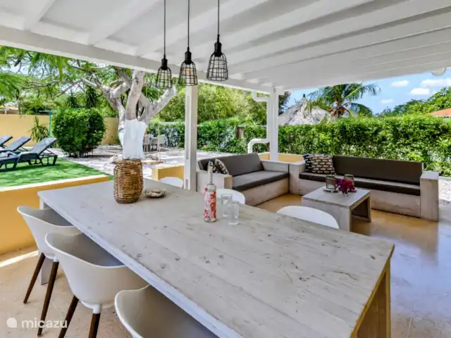 Villa Montana huren in Curaçao, Banda Abou (west), Grote Berg - villa Je woonkamer is buiten