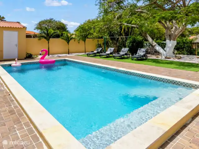 Villa Montana huren in Curaçao, Banda Abou (west), Grote Berg - villa Bedjes bij het zwembad