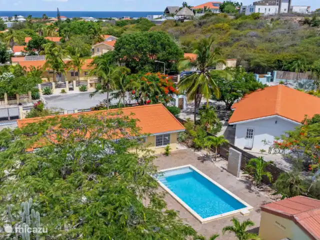 Villa Montana huren in Curaçao, Banda Abou (west), Grote Berg - villa Vogelvlucht