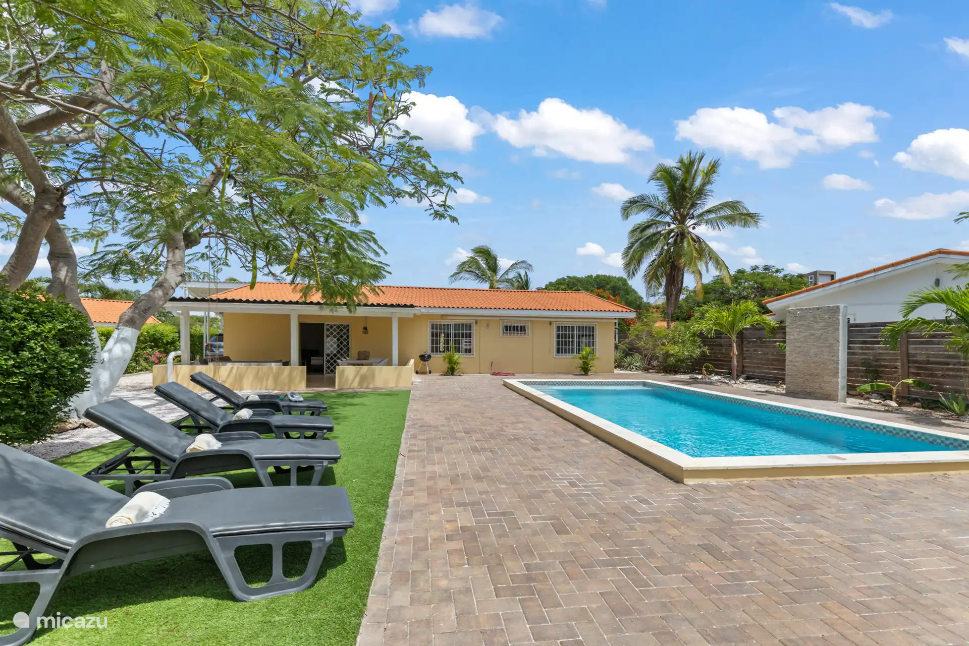 Enough sun, enough shade and to rinse off, a nice outdoor shower