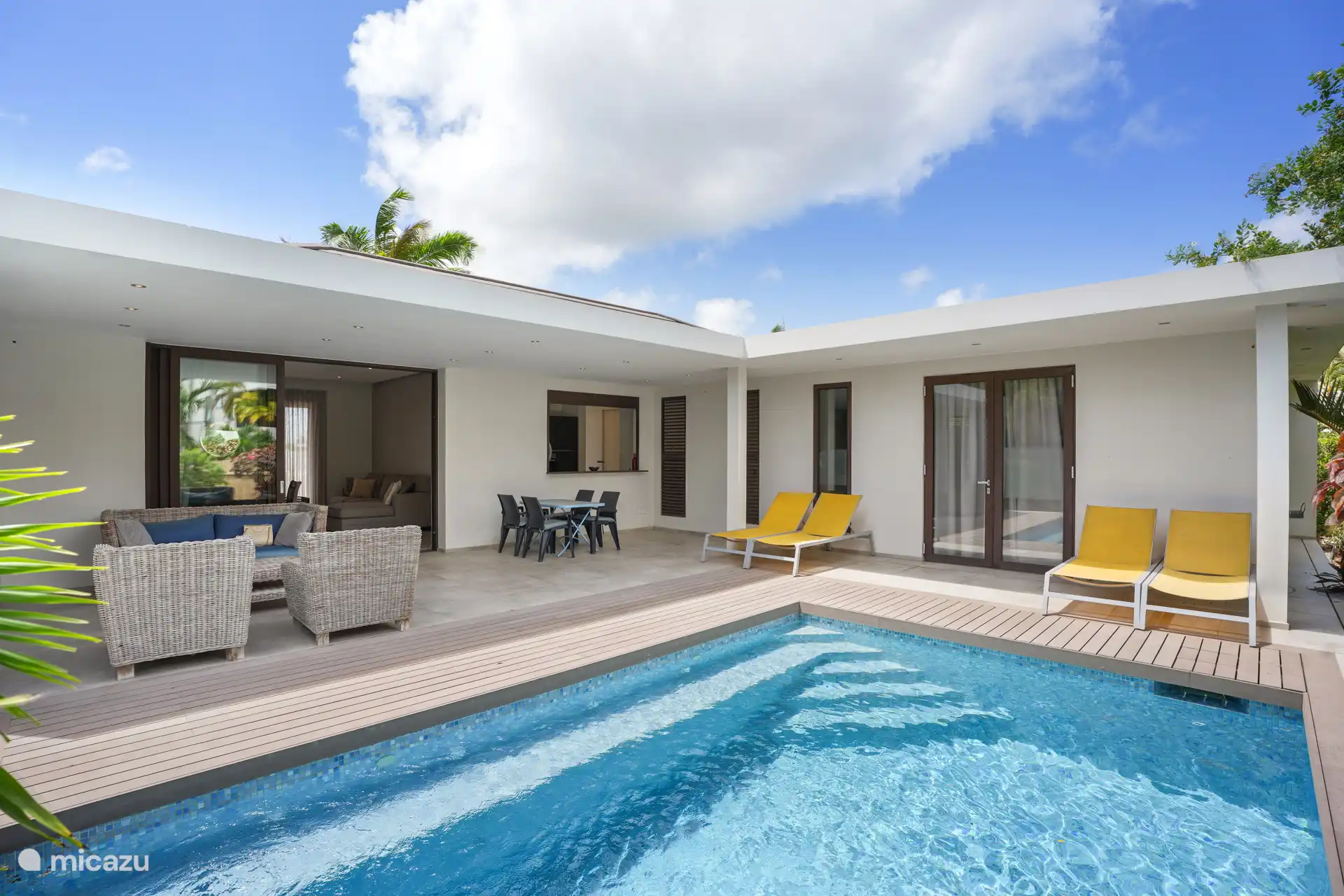 Hébergement de luxe, Curaçao, Banda Ariba (est), Jan Sofat, villa Villa exclusive avec piscine privée