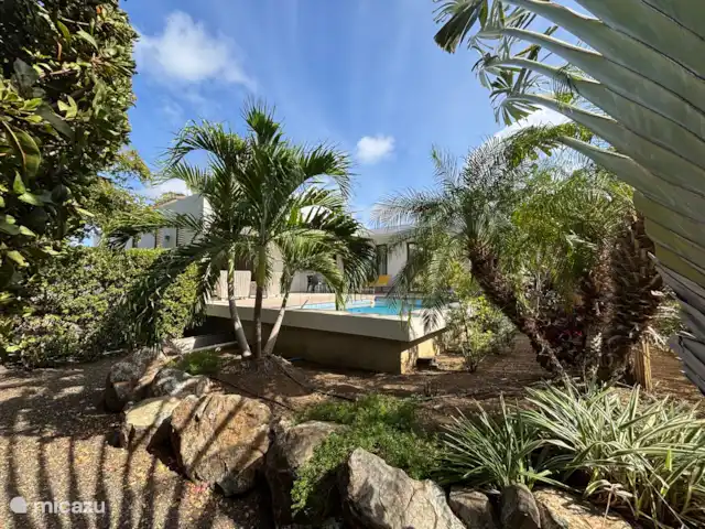 Location de Vacances Curaçao, Banda Ariba (est), Jan Sofat, villa - Villa exclusive avec piscine privée Villa depuis le jardin
