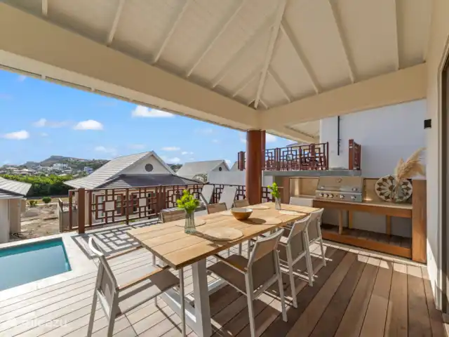 Villa Jazmyn 31 Blue Bay Resort | Curaçao, Curaçao-Centre, Blue Bay - villa Profitez de vos dîners à l’extérieur sur le porche. BBQ disponible.