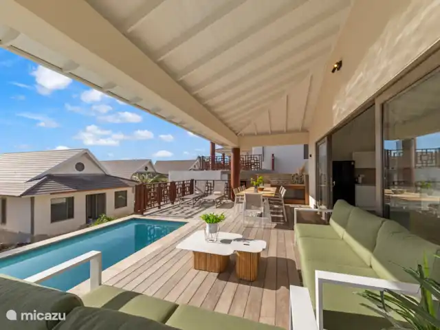 Villa Jazmyn 31 Blue Bay Resort | Curaçao, Curaçao-Centre, Blue Bay - villa Belle véranda couverte.