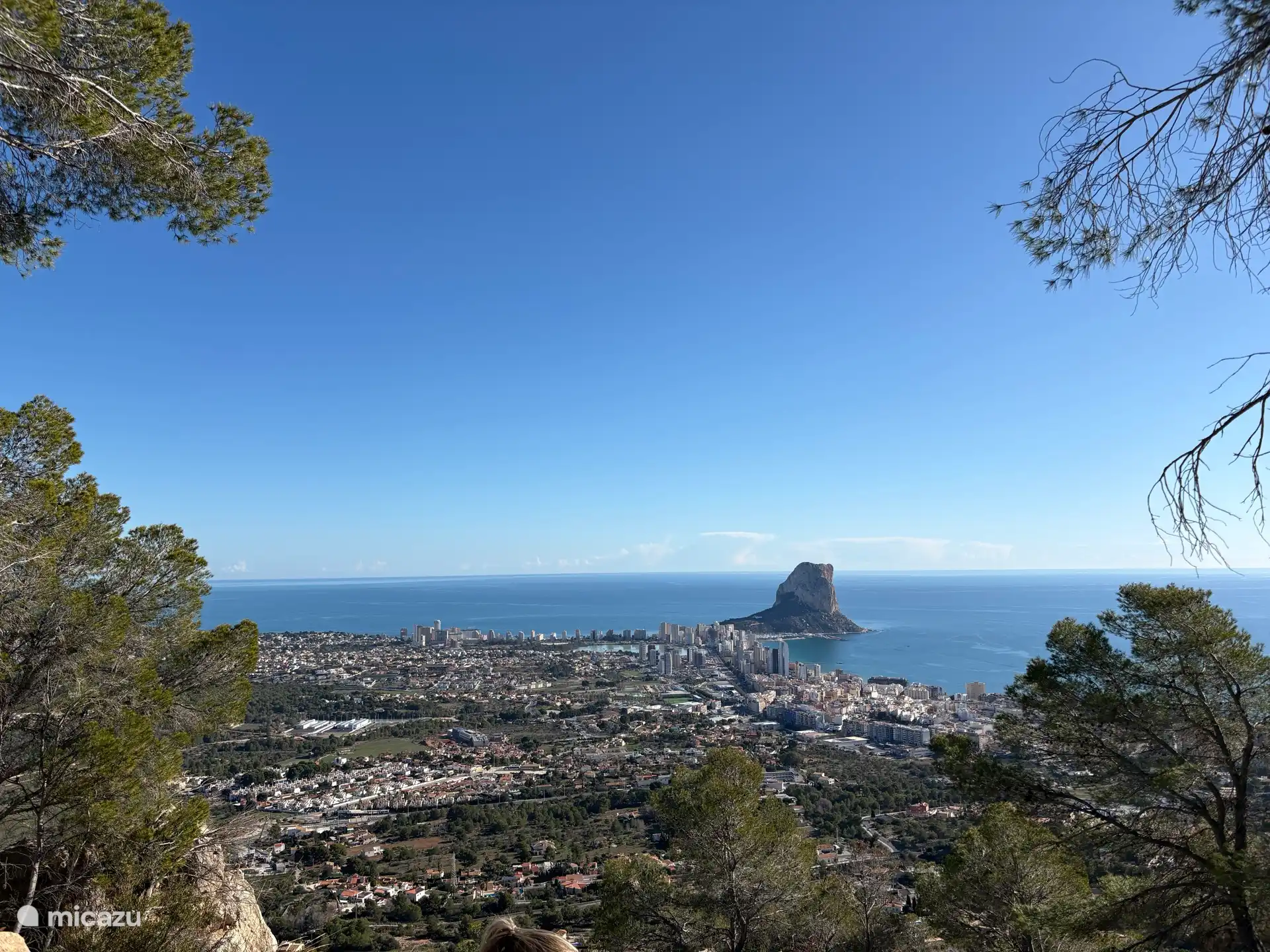 Calpe aus der Sierra d'Olta